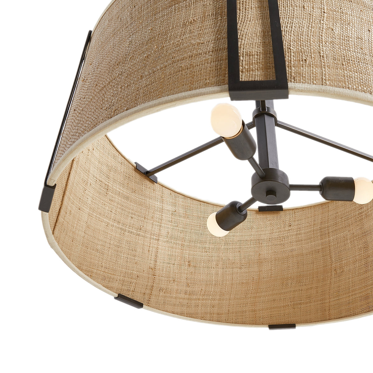 Gloruvyn lámpara de araña moderna minimalista de metal natural