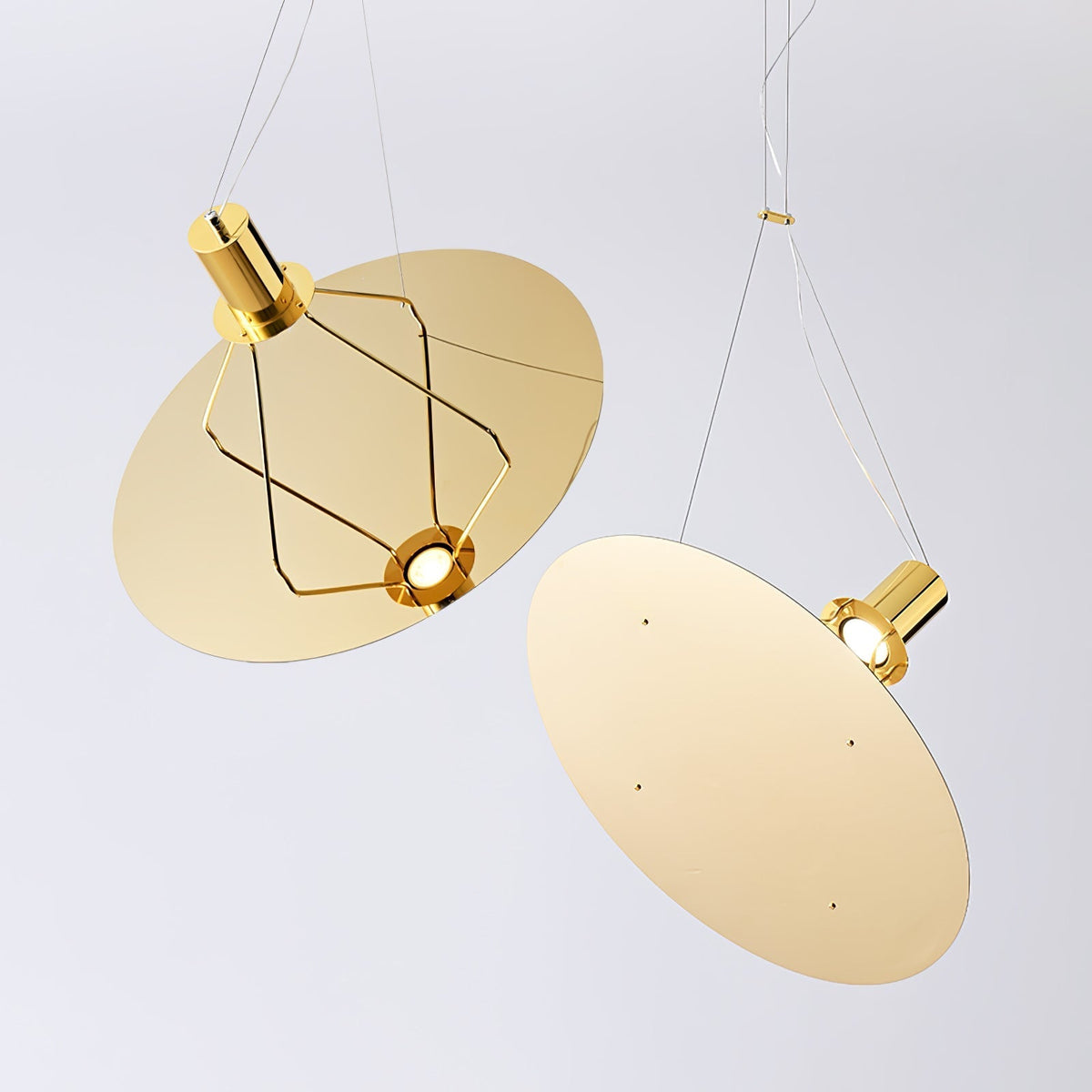 Brio lámpara colgante minimalista de acero