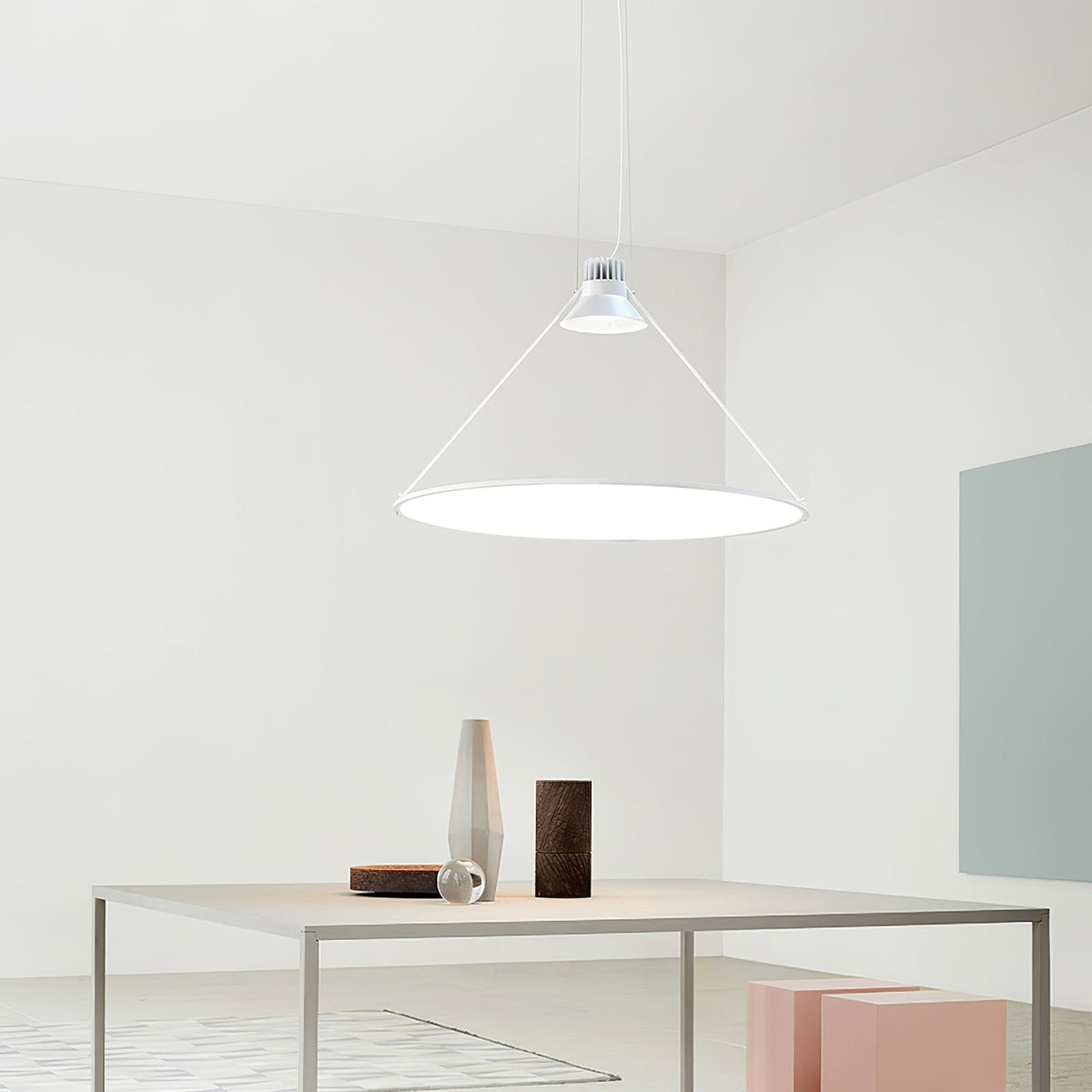Brio lámpara colgante minimalista de acero