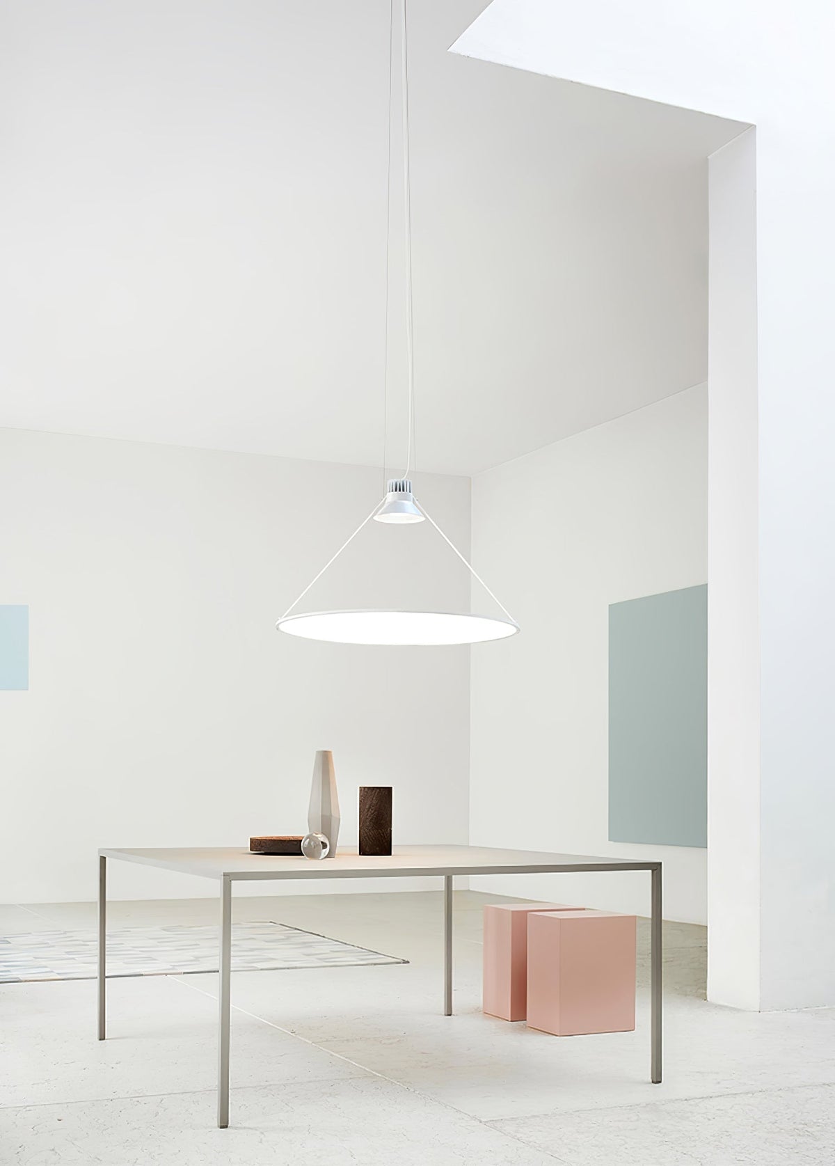 Brio lámpara colgante minimalista de acero