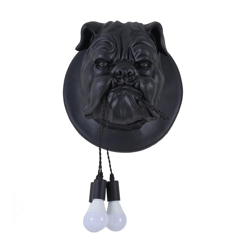 Umeri aplique de pared bulldog escultura caprichoso
