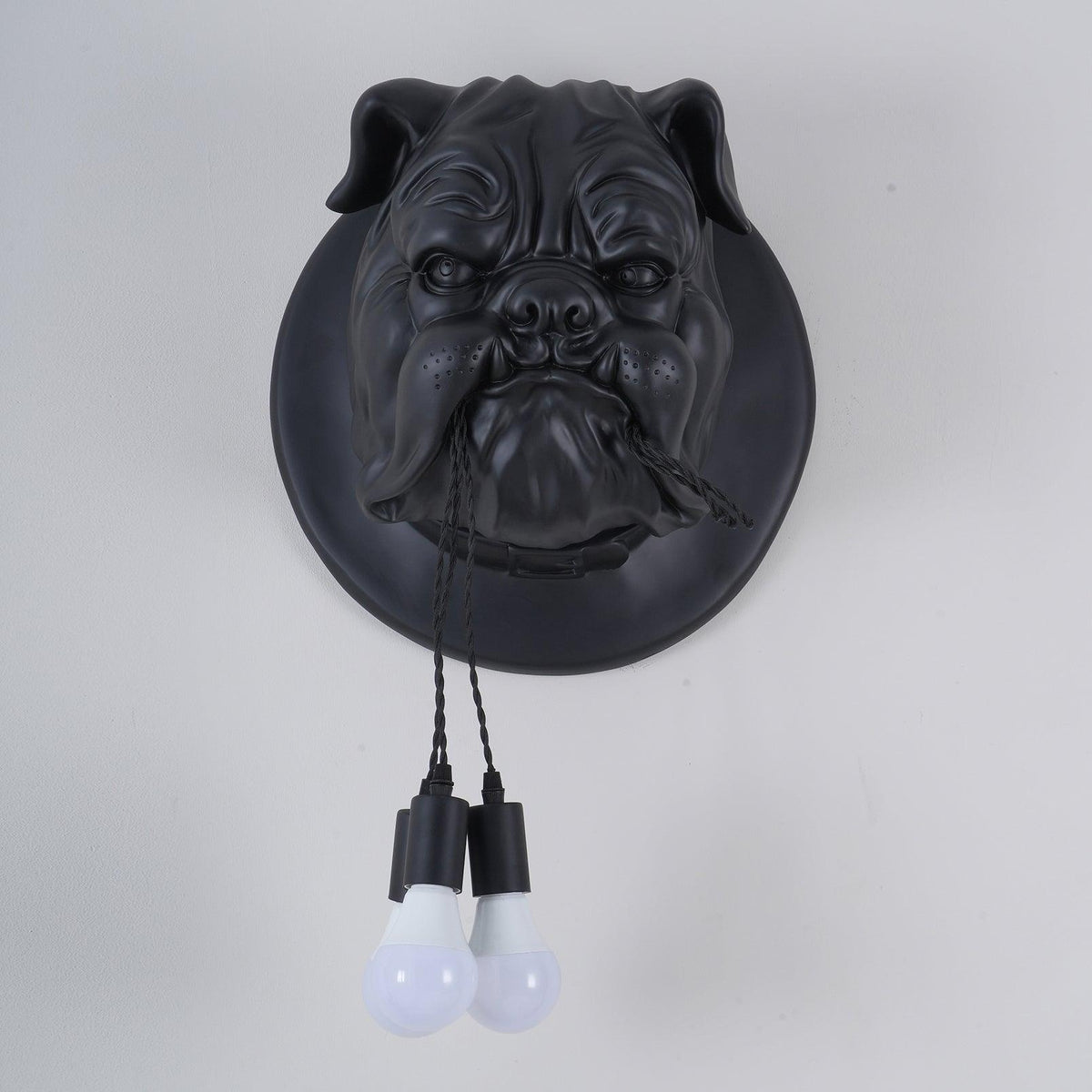 Umeri aplique de pared bulldog escultura caprichoso