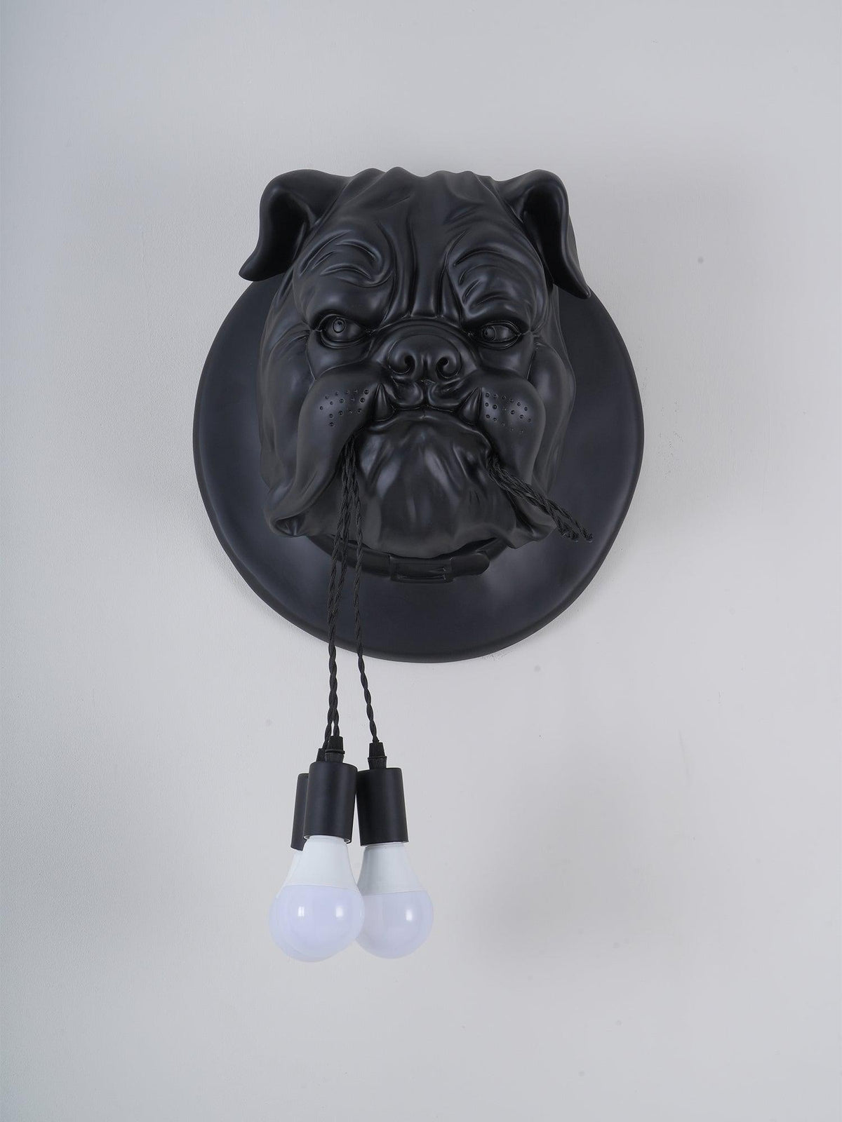 Umeri aplique de pared bulldog escultura caprichoso