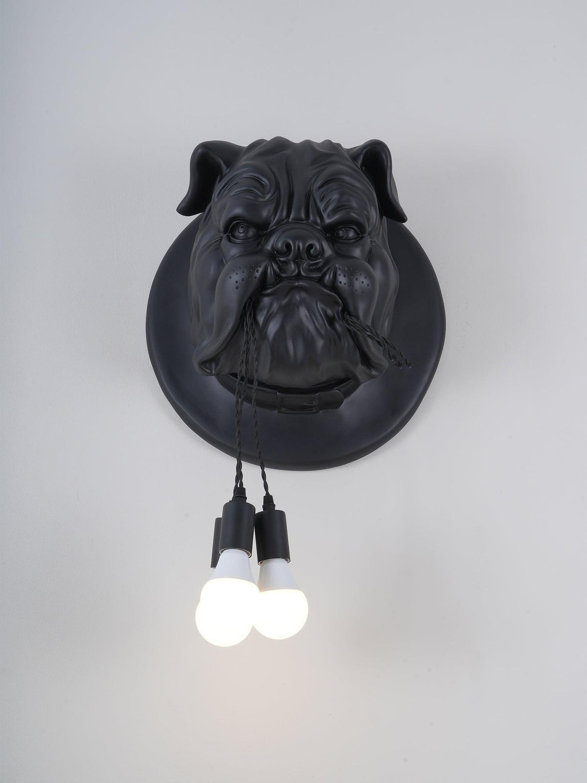 Umeri aplique de pared bulldog escultura caprichoso
