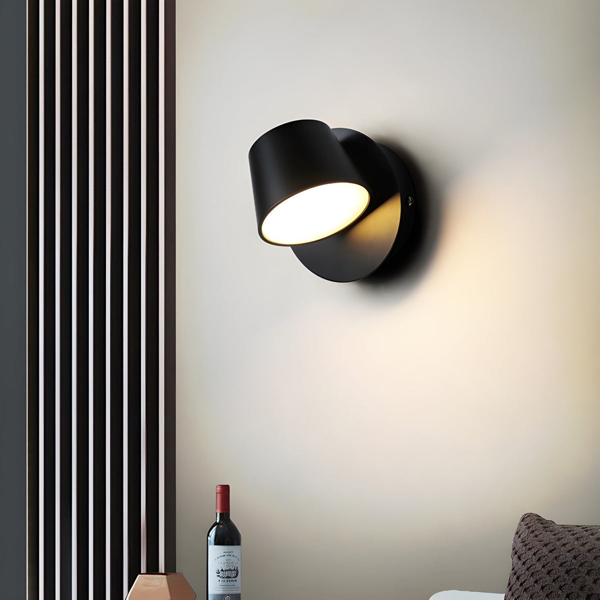 Aurlaeir aplique de pared regulable con enchufe enchufable