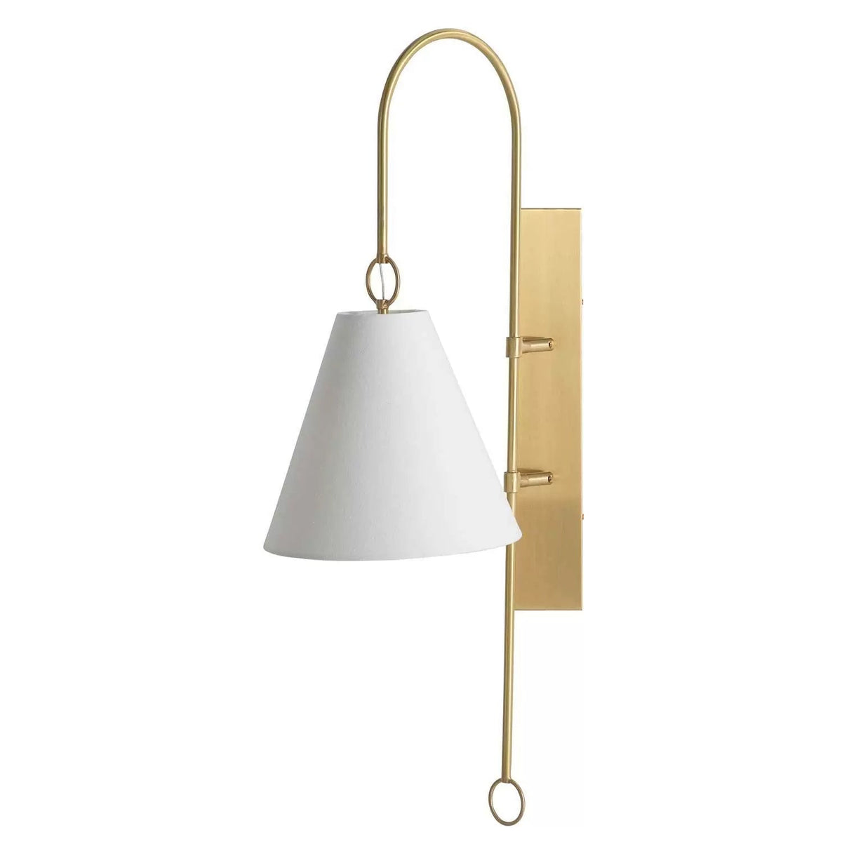 Ildvuvyi aplique de pared moderno premium en latón con acabado de metal y tela