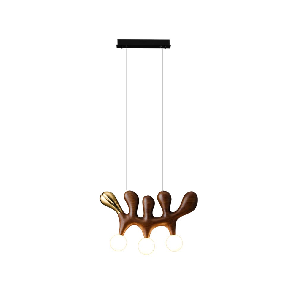 Sprout lámpara colgante contemporánea de madera