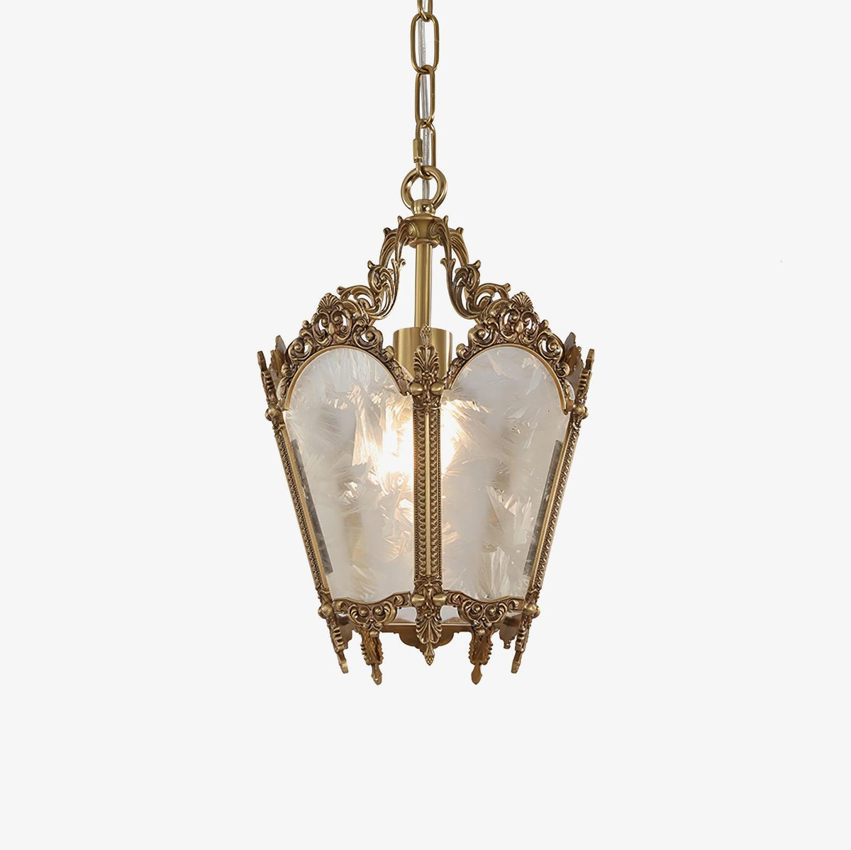 Auririelle lámpara colgante de latón estilo Imperio antiguo y elegante