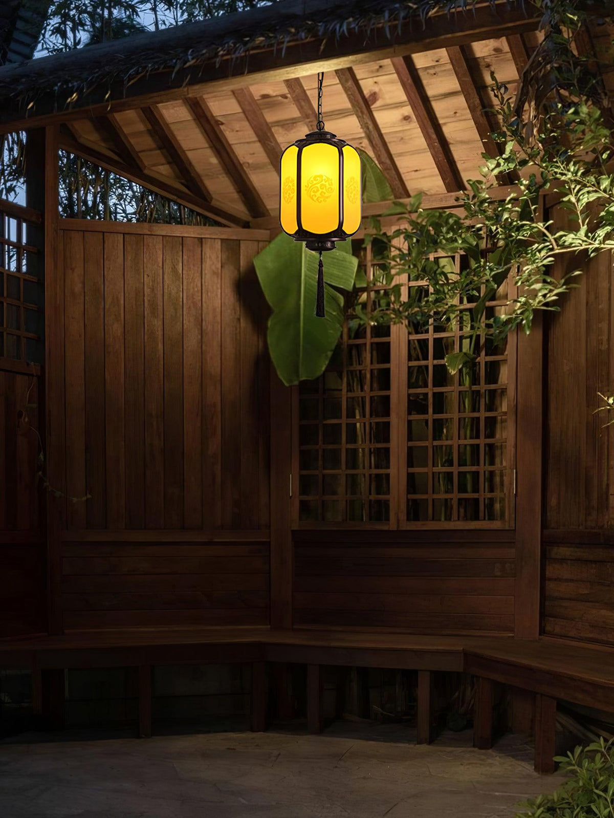 Dominex lámpara colgante Farol antiguo exterior rústico