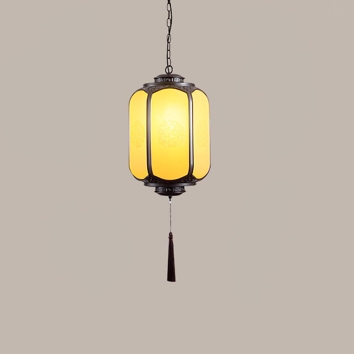 Dominex lámpara colgante Farol antiguo exterior rústico