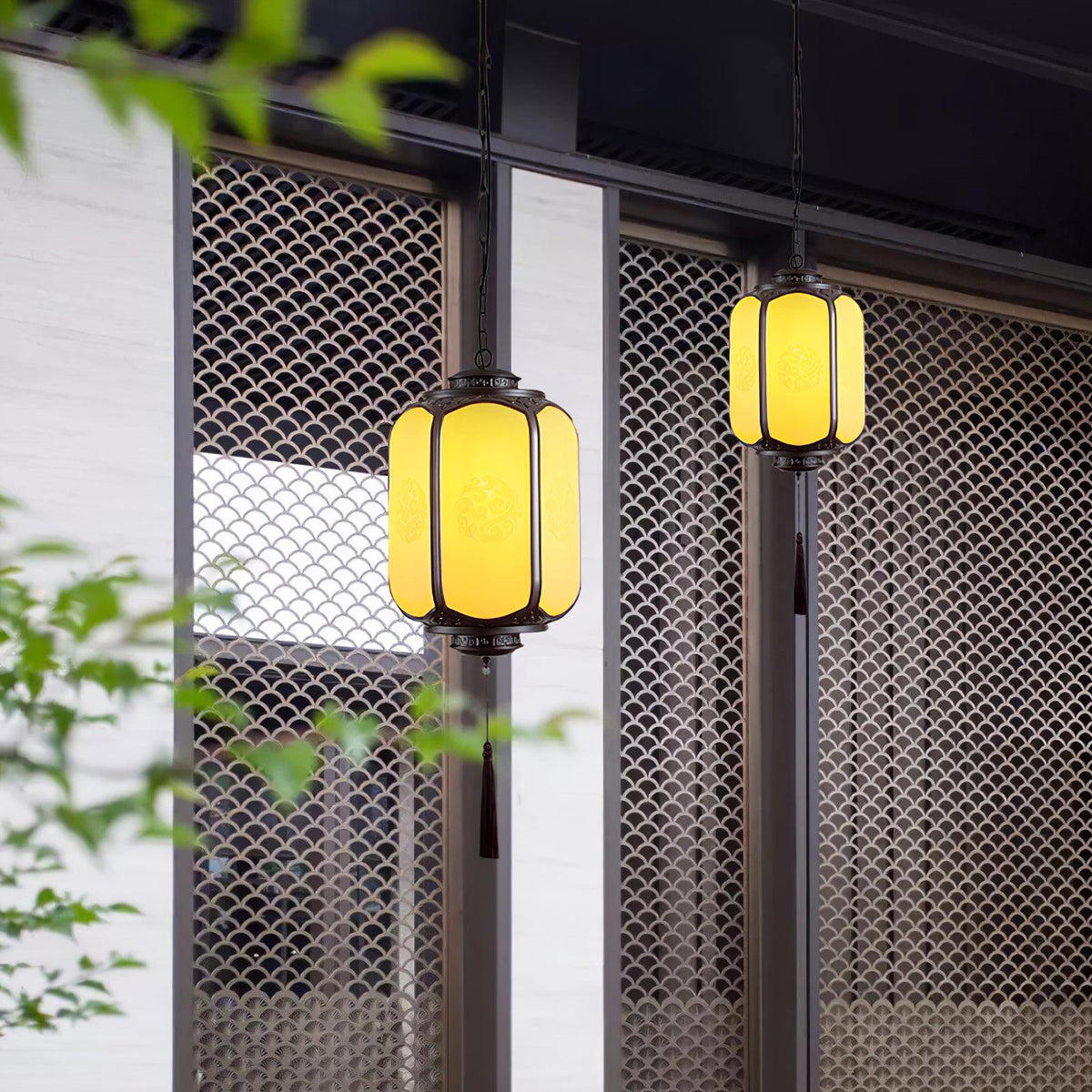Dominex lámpara colgante Farol antiguo exterior rústico