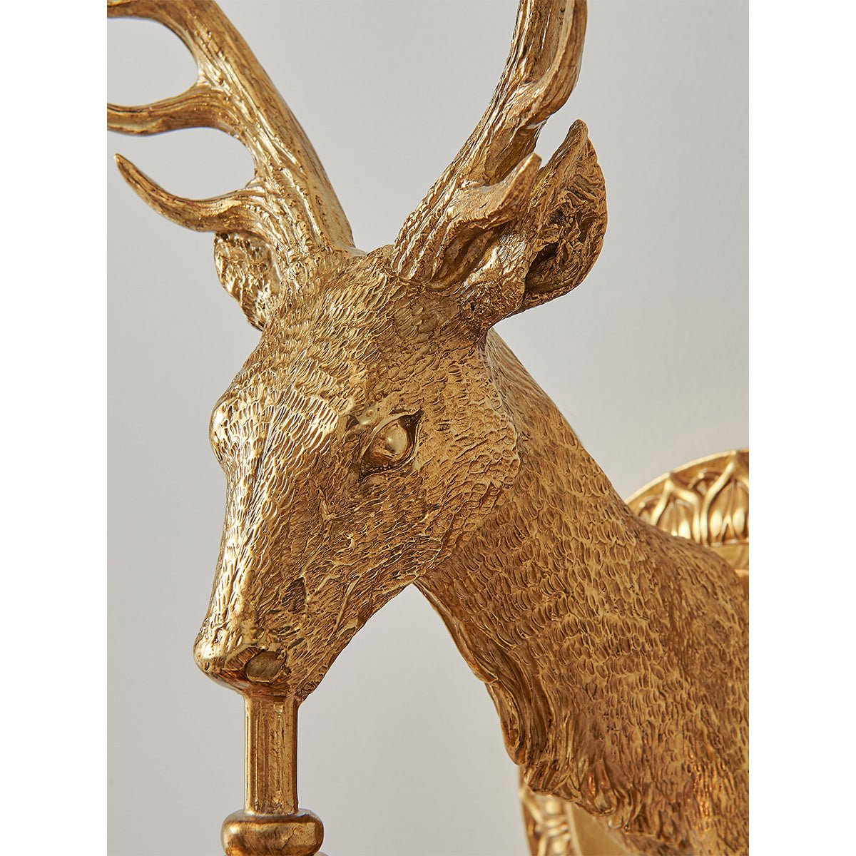 Antler aplique de pared de cristal