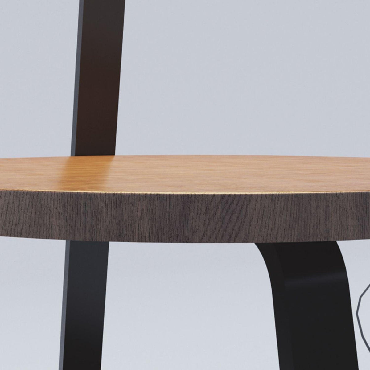 Mard lámpara de pie de madera contemporánea