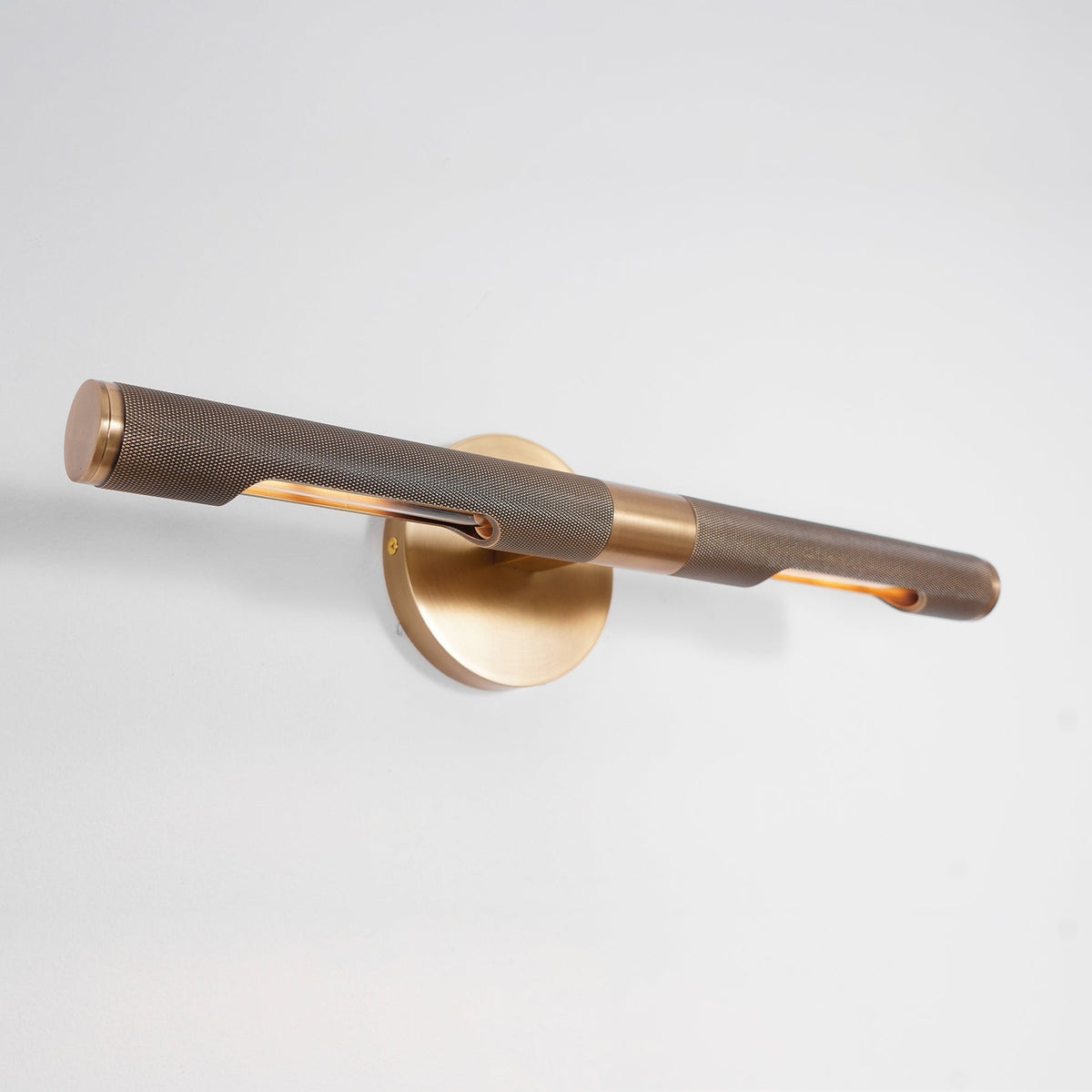 Sano aplique de pared moderno de latón LED