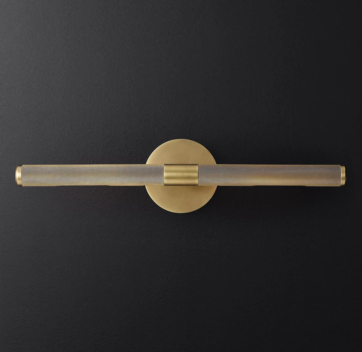 Sano aplique de pared moderno de latón LED