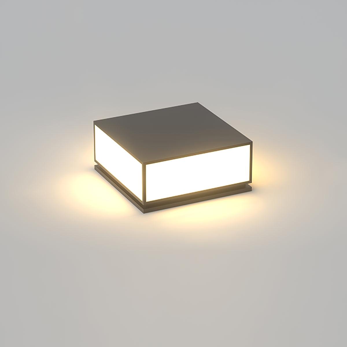 Kavi lámpara de mesa de acero contemporánea