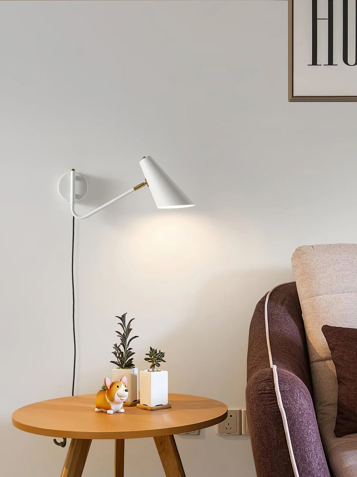 Canore aplique de pared moderno minimalista enchufable