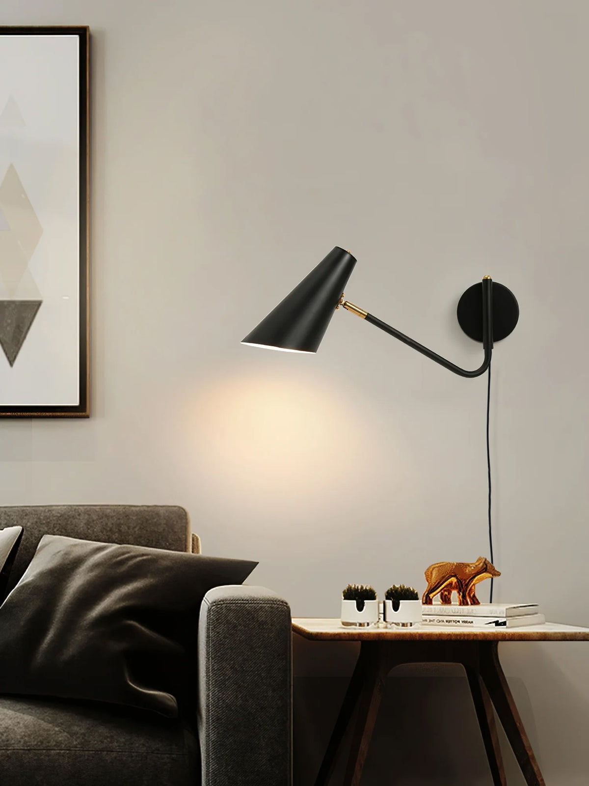 Canore aplique de pared moderno minimalista enchufable