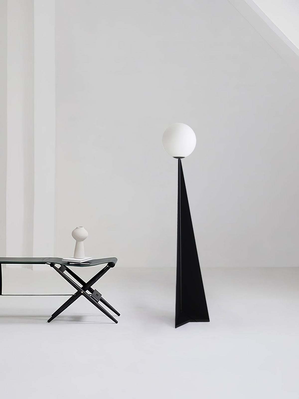 Vertex lámpara de pie minimalista esfera