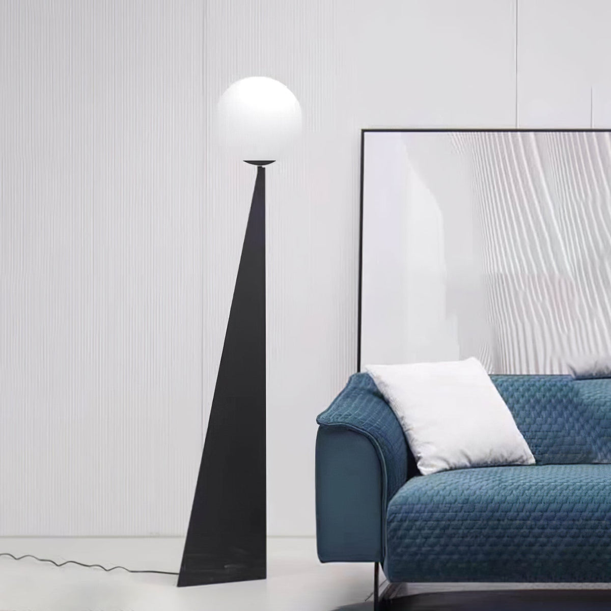Vertex lámpara de pie minimalista esfera