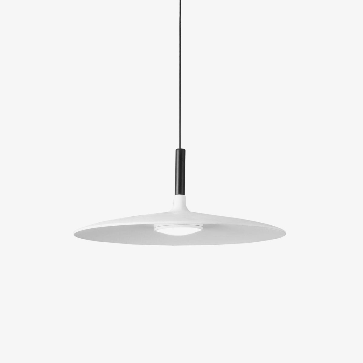 Ardinena lámpara colgante de aluminio disco plano