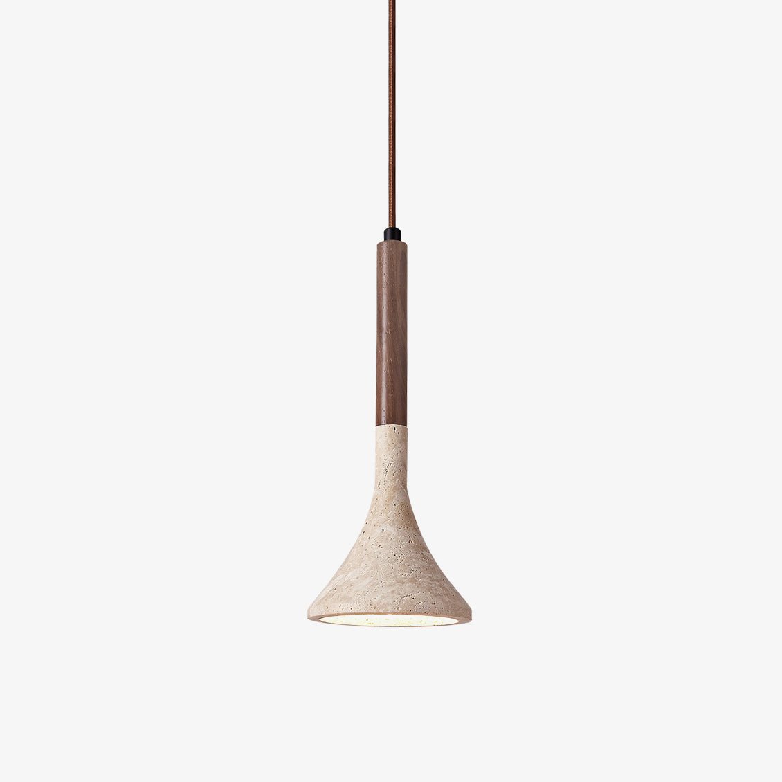 Taviaya lámpara colgante minimalista de travertino