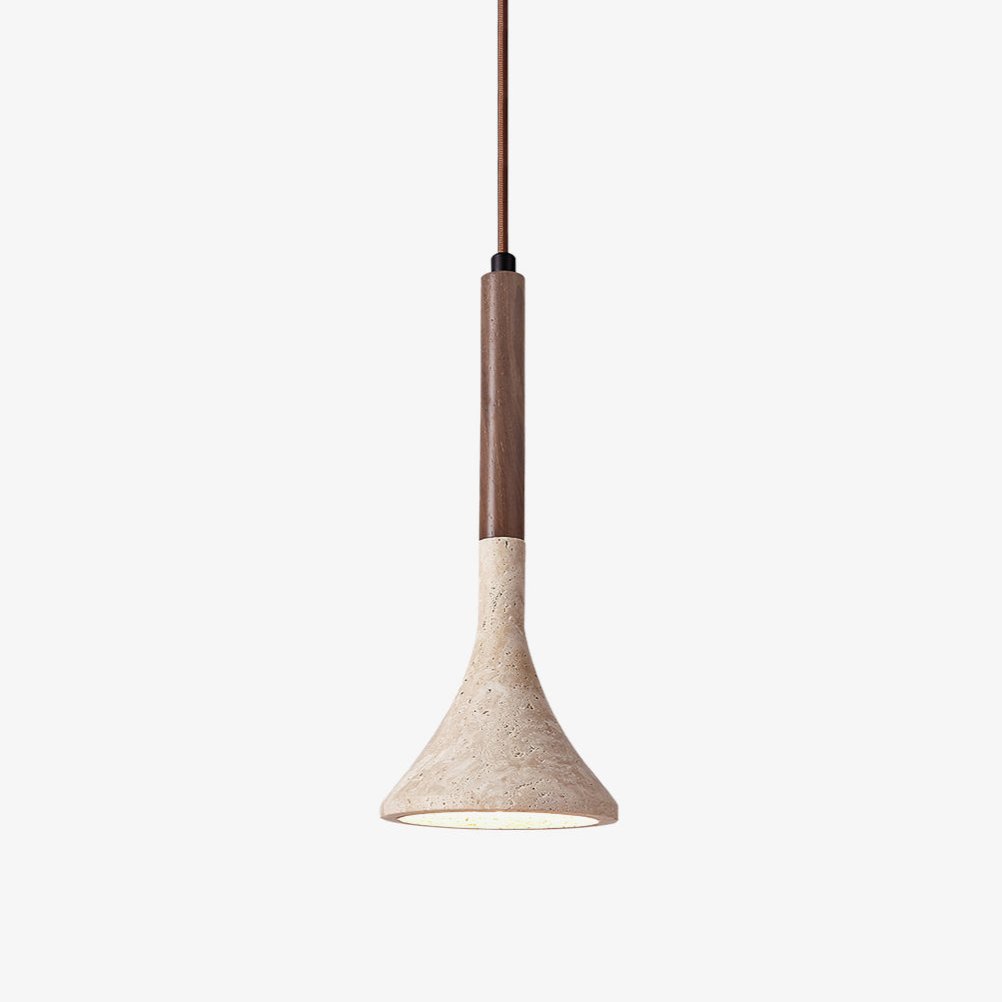 Taviaya lámpara colgante minimalista de travertino