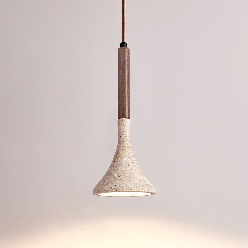Taviaya lámpara colgante minimalista de travertino