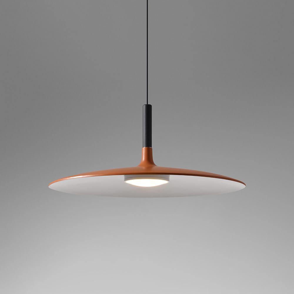 Ardinena lámpara colgante de aluminio disco plano