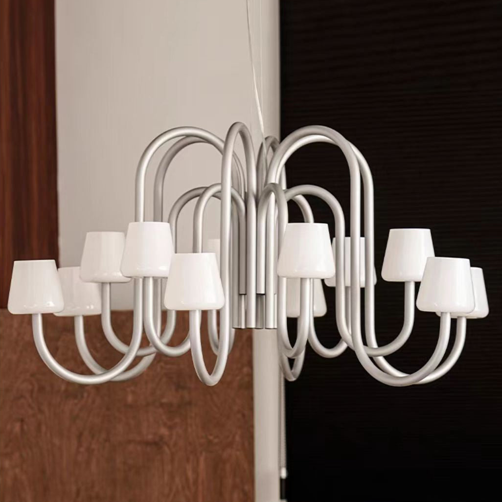 Ostruvyn lámpara de araña moderna de vidrio