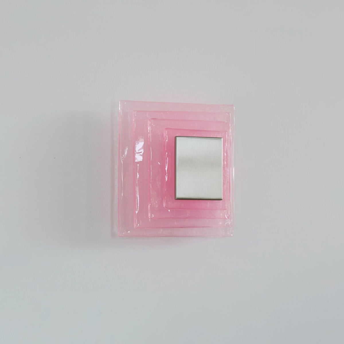 Cleo aplique de pared de vidrio