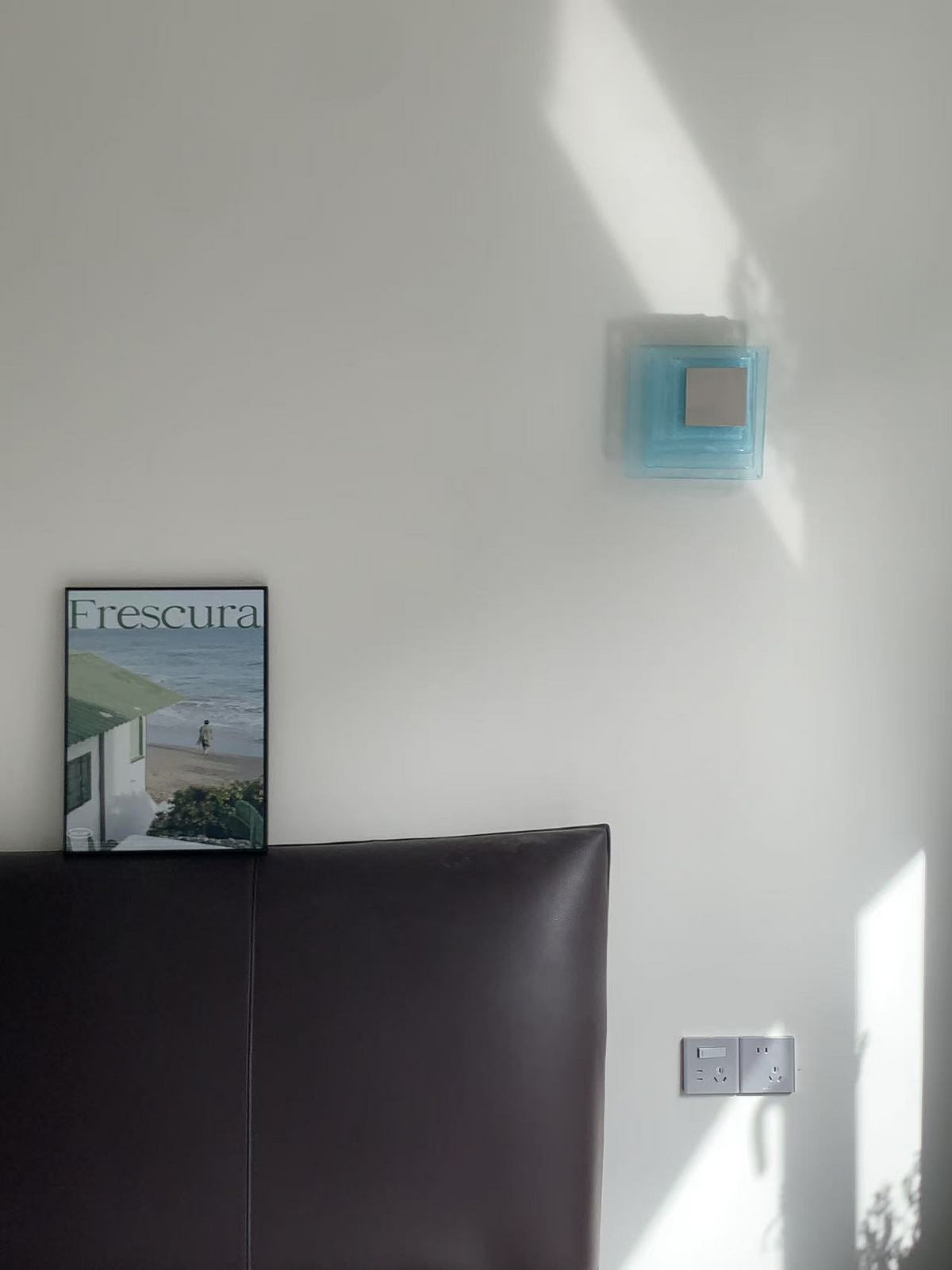 Cleo aplique de pared de vidrio