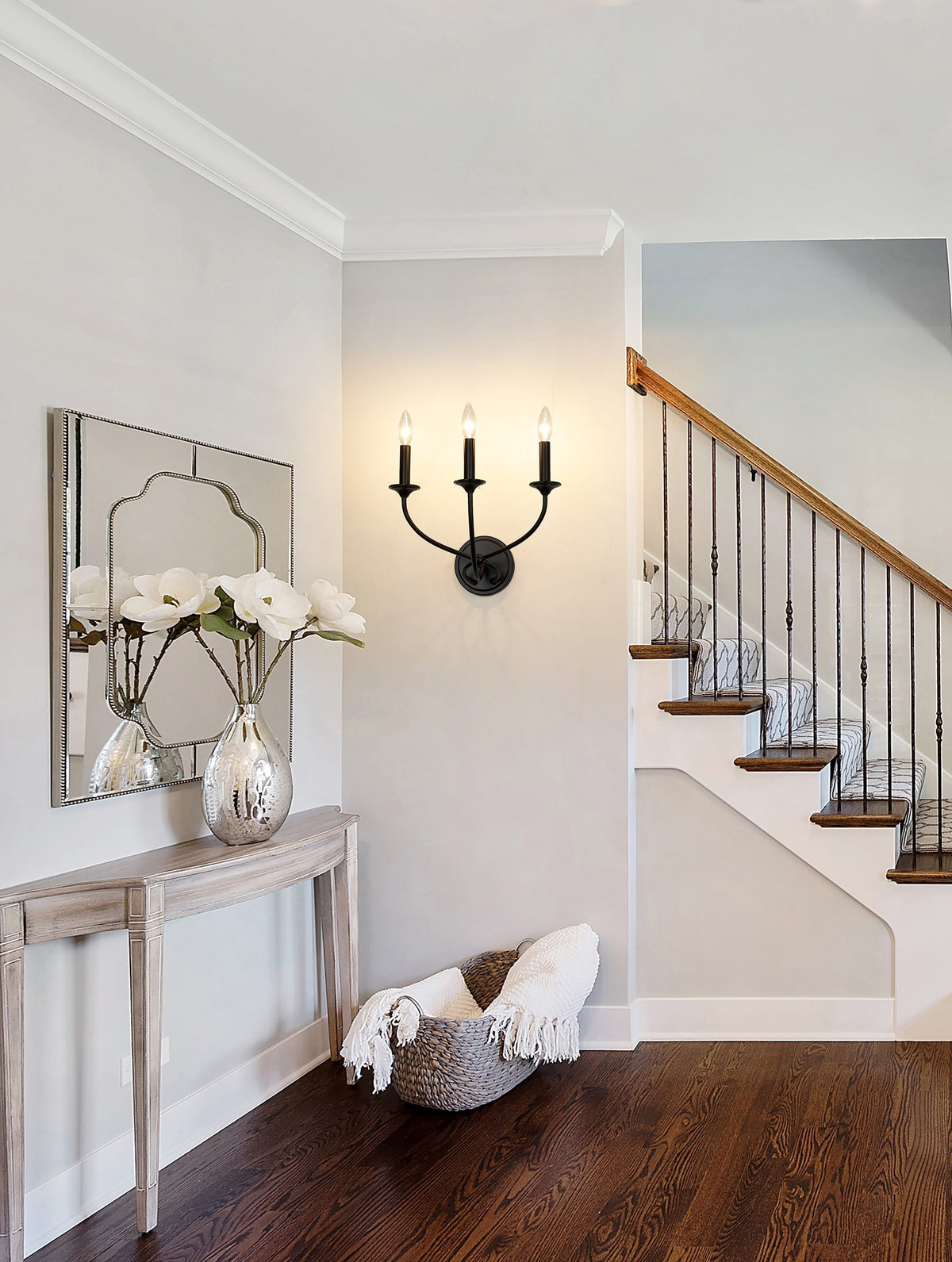 Qvistuvys aplique de pared moderno minimalista de metal
