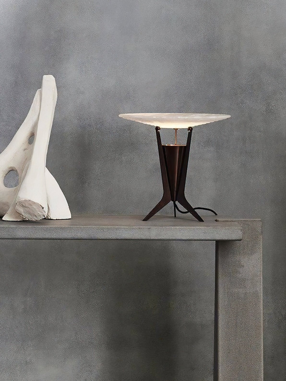 Eurtalus lámpara de mesa alabastro