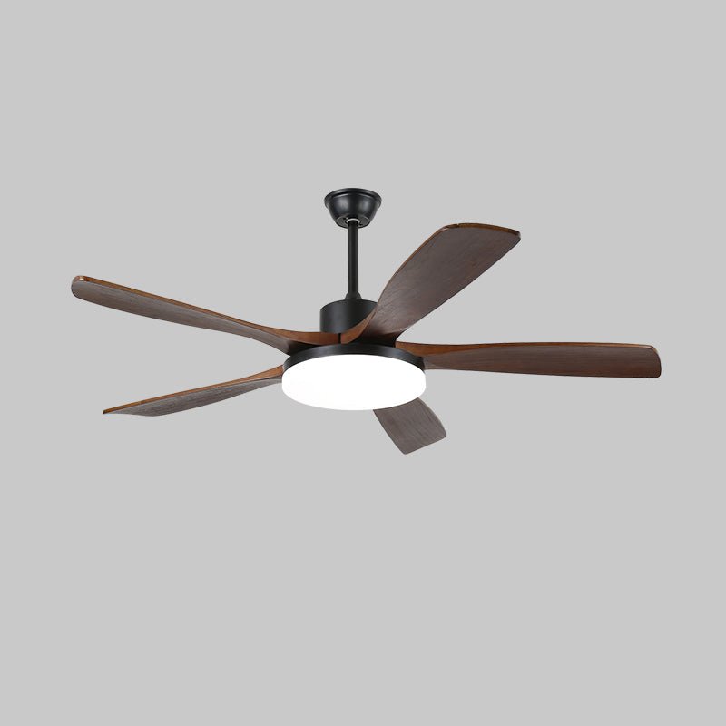 Arysen ventilador de techo con luz minimalista de madera