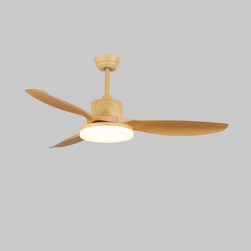Arysen ventilador de techo con luz minimalista de madera