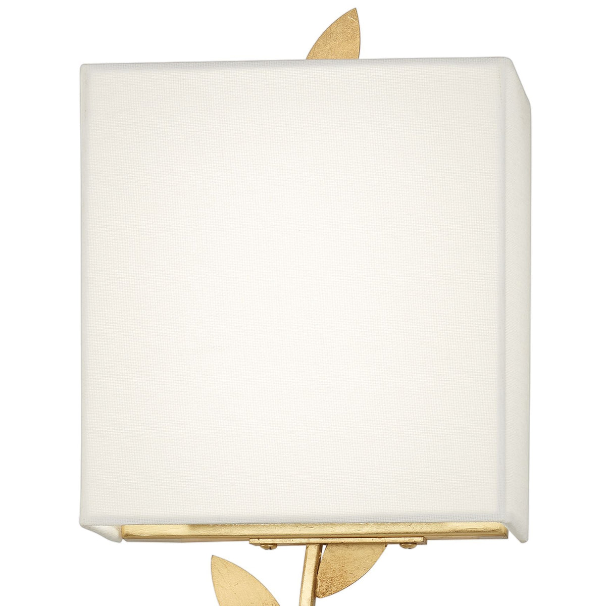 Plotuvyo aplique de pared moderno minimalista Grove de metal, latón y tela