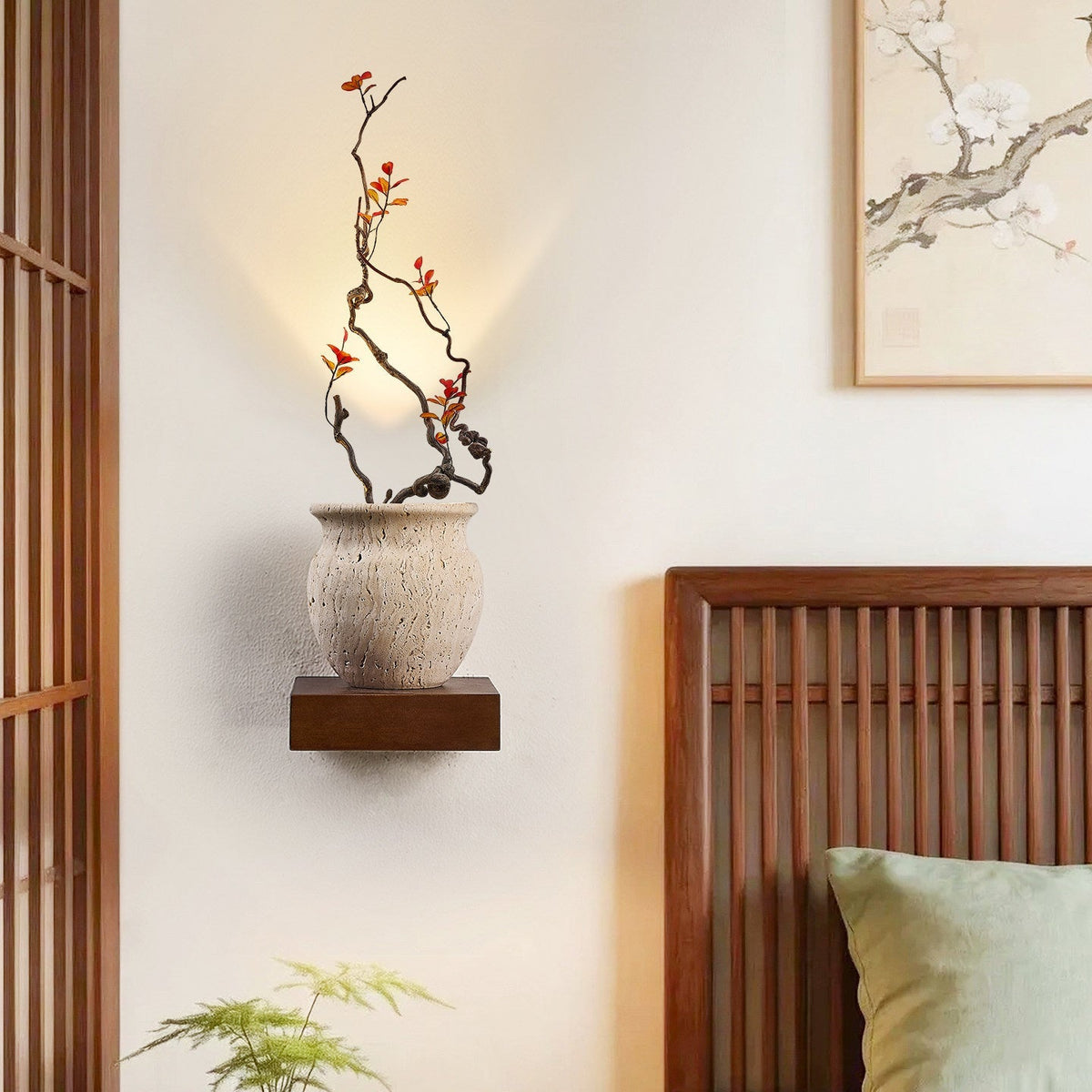 Teriinine aplique de pared escultórico