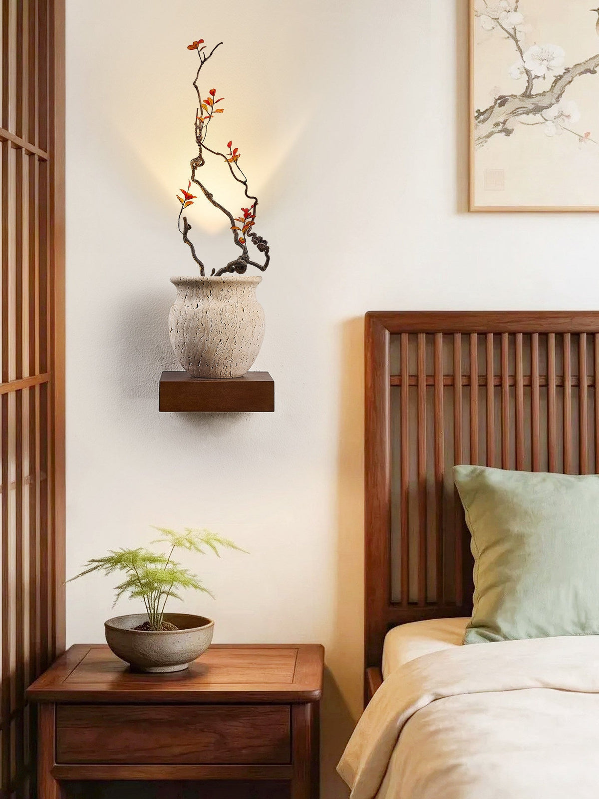 Teriinine aplique de pared escultórico