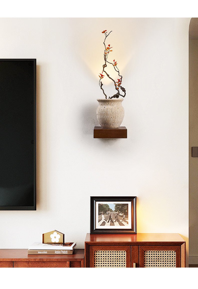 Teriinine aplique de pared escultórico