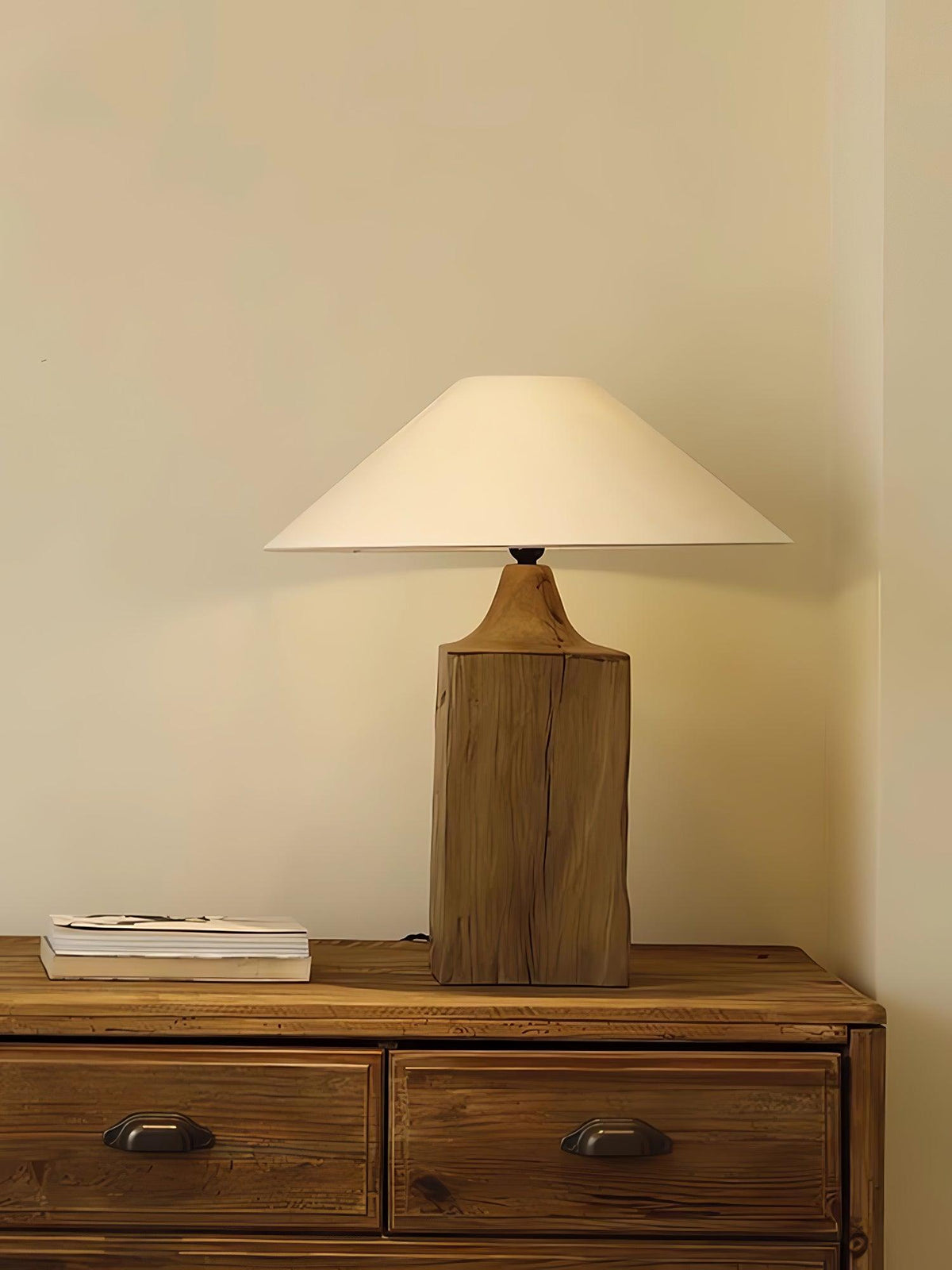 Rustica lámpara de pie Timber Column