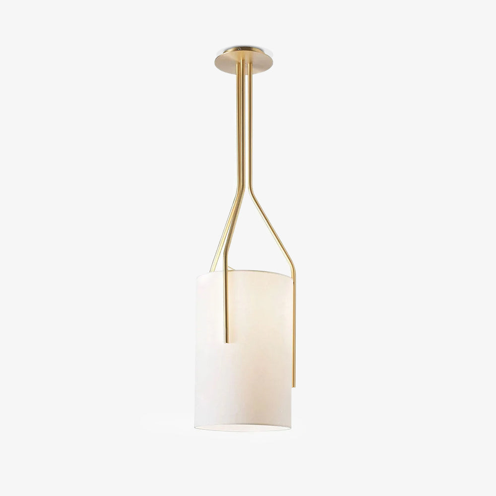 Cex lámpara de araña LED 3-luces latón moderna