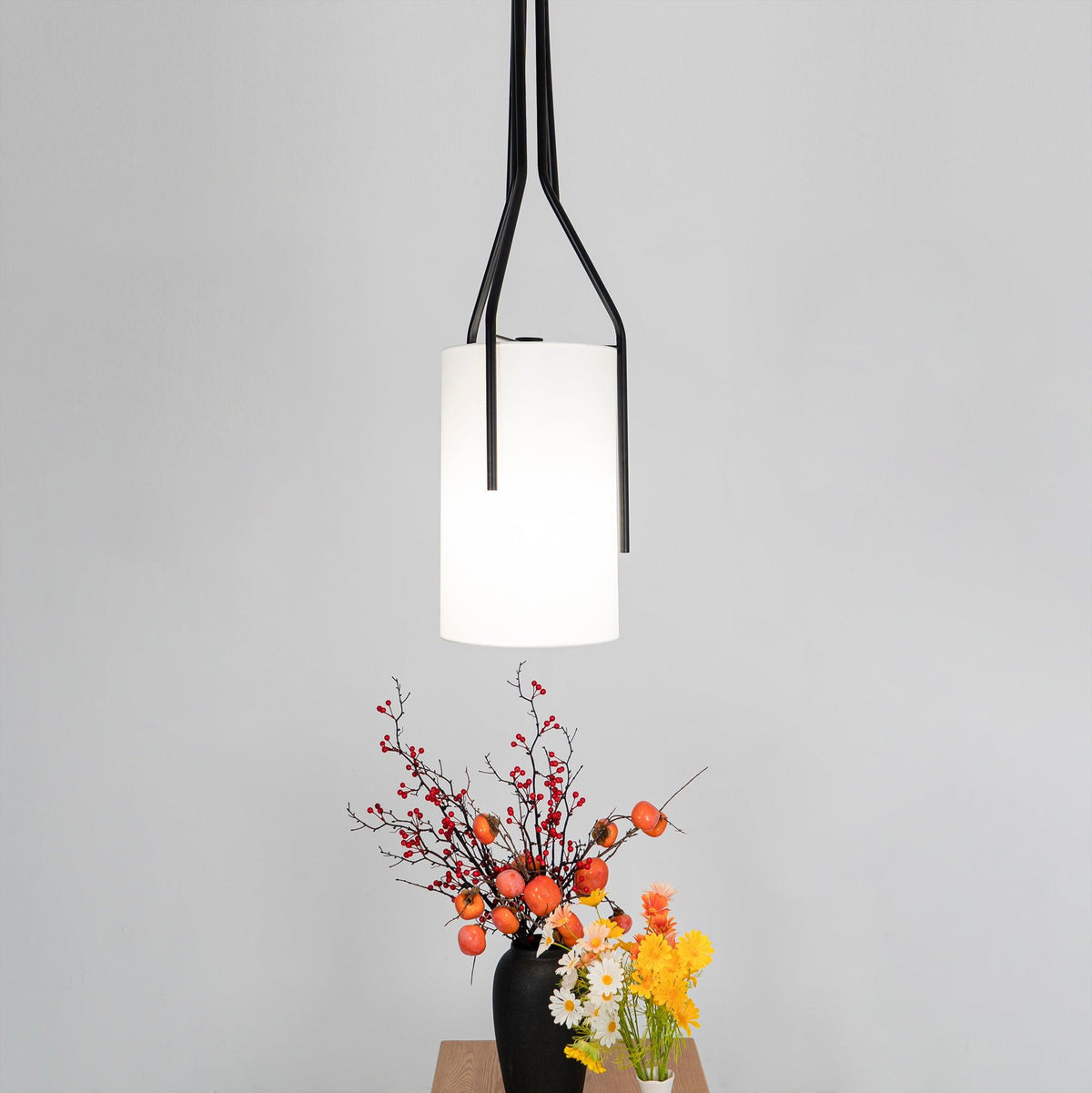 Cex lámpara de araña LED 3-luces latón moderna