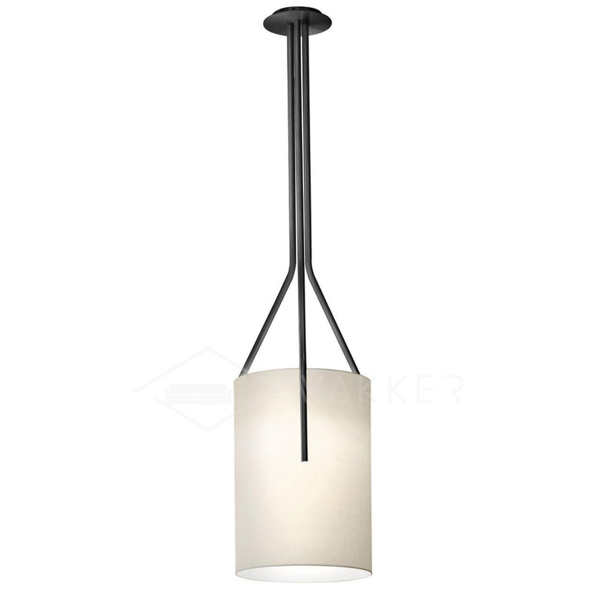 Cex lámpara de araña LED 3-luces latón moderna