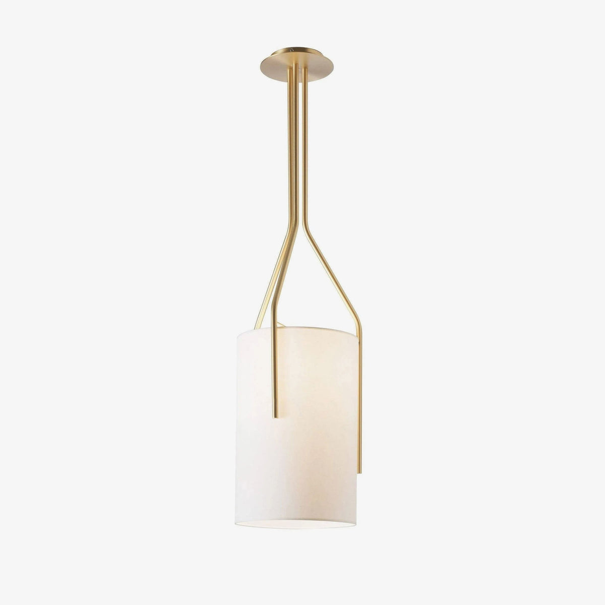 Cex lámpara de araña LED 3-luces latón moderna