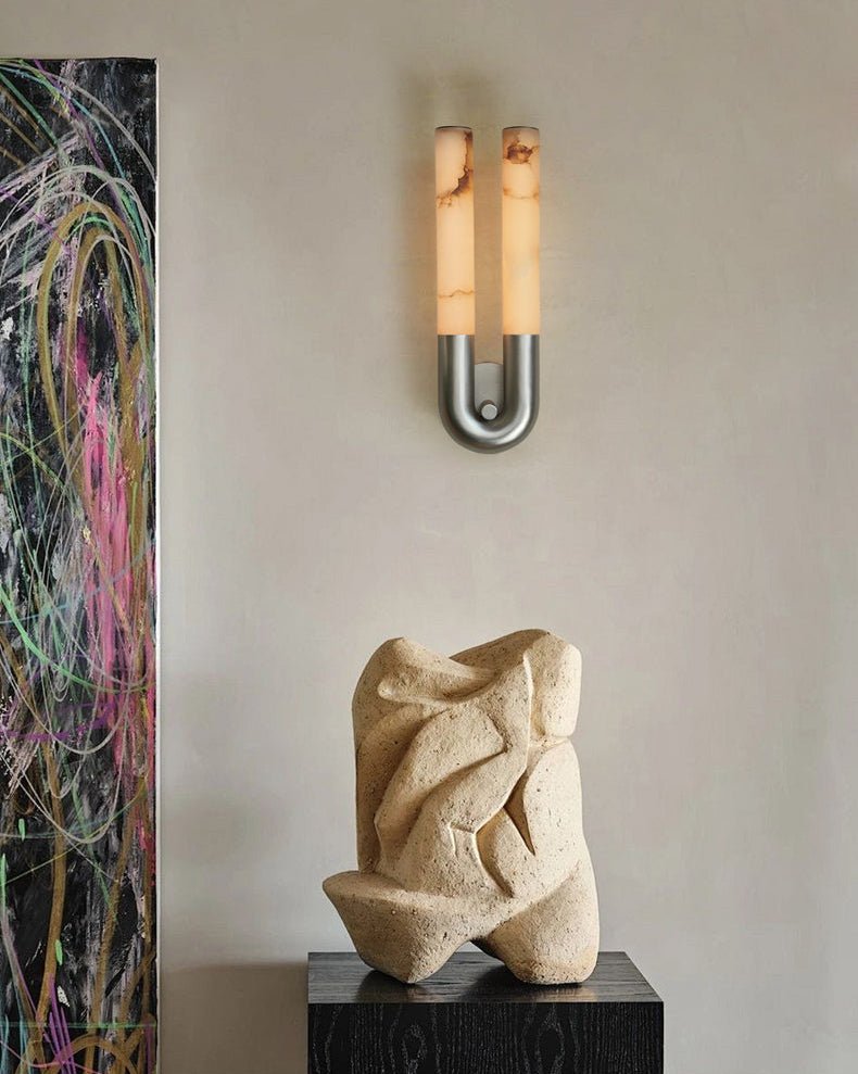 Orvella aplique de pared alabastro