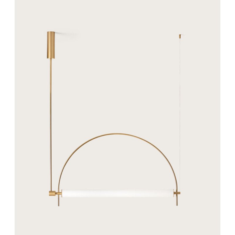 Arched lámpara de araña lineal con LED