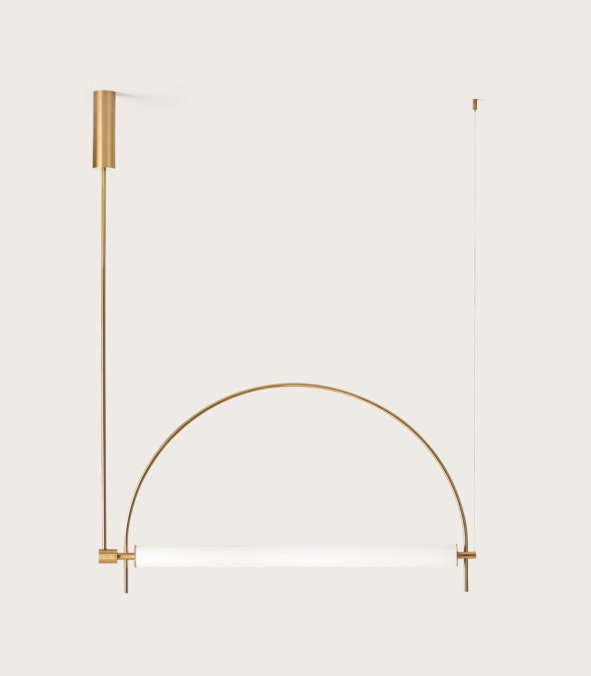 Arched lámpara de araña lineal con LED