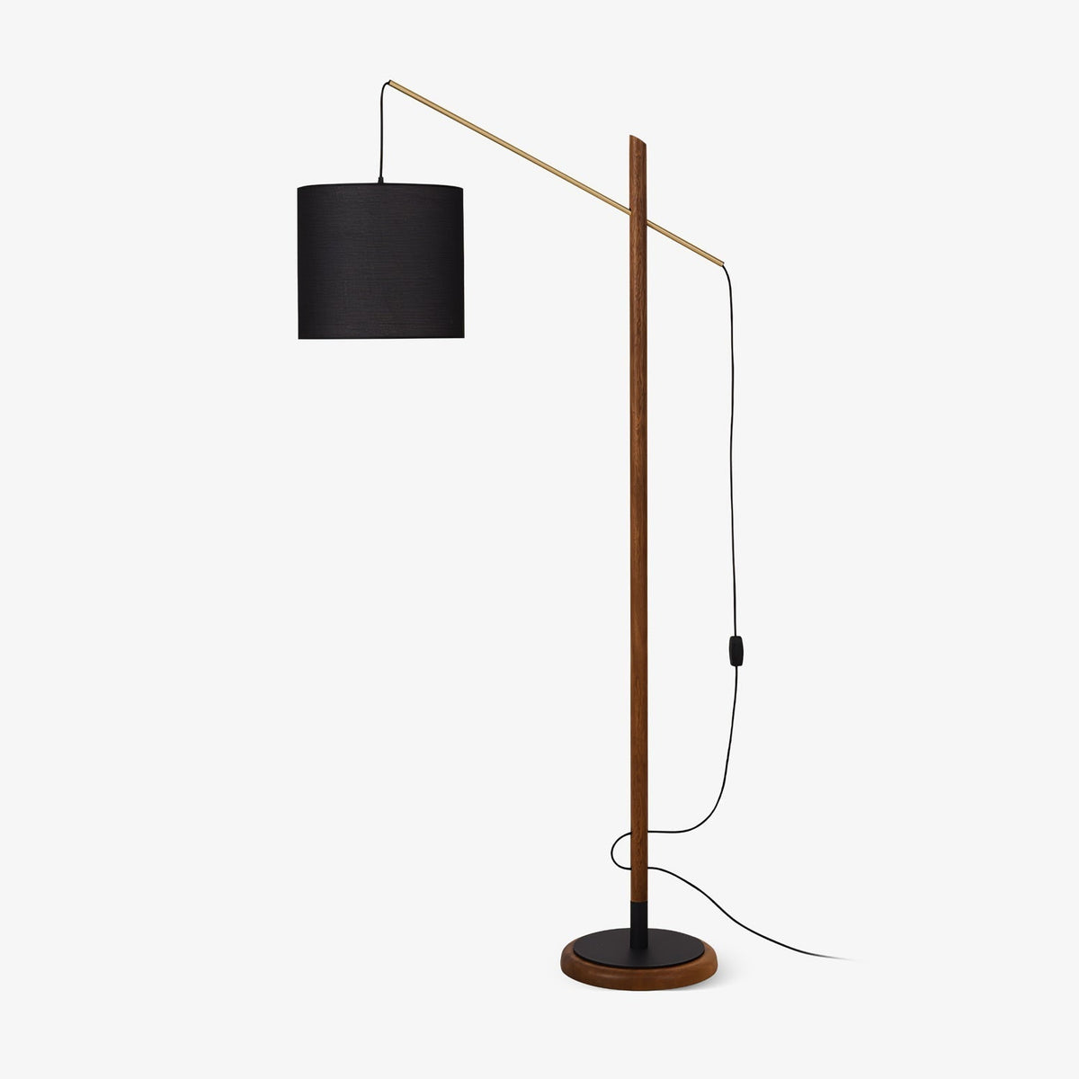 Nyvariol lámpara de pie minimalista de madera