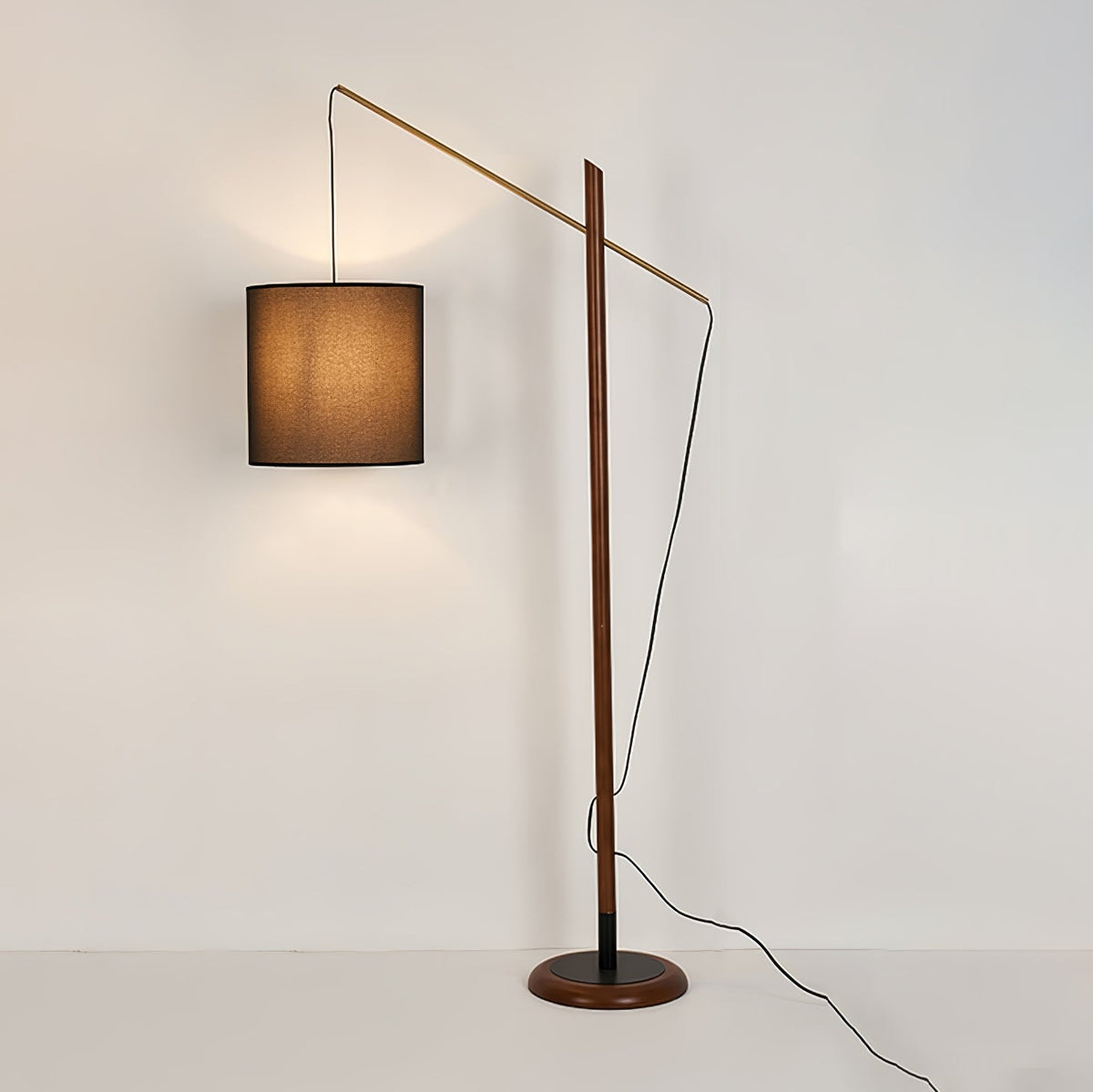 Nyvariol lámpara de pie minimalista de madera